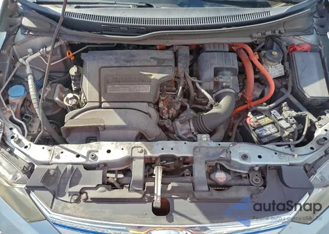 2012 Honda Civic Hybrid L from USA, damaged, VIN JHMFB4F31CS007737